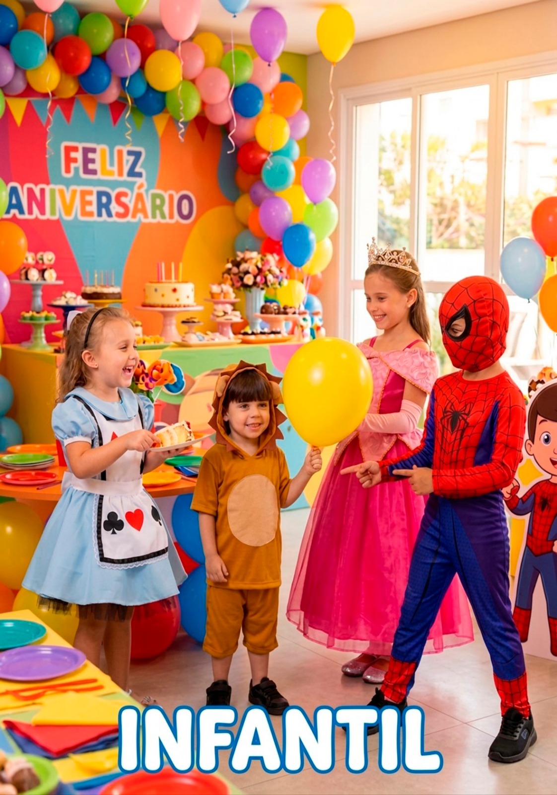 Fantrasia infantil absurdo fantasias